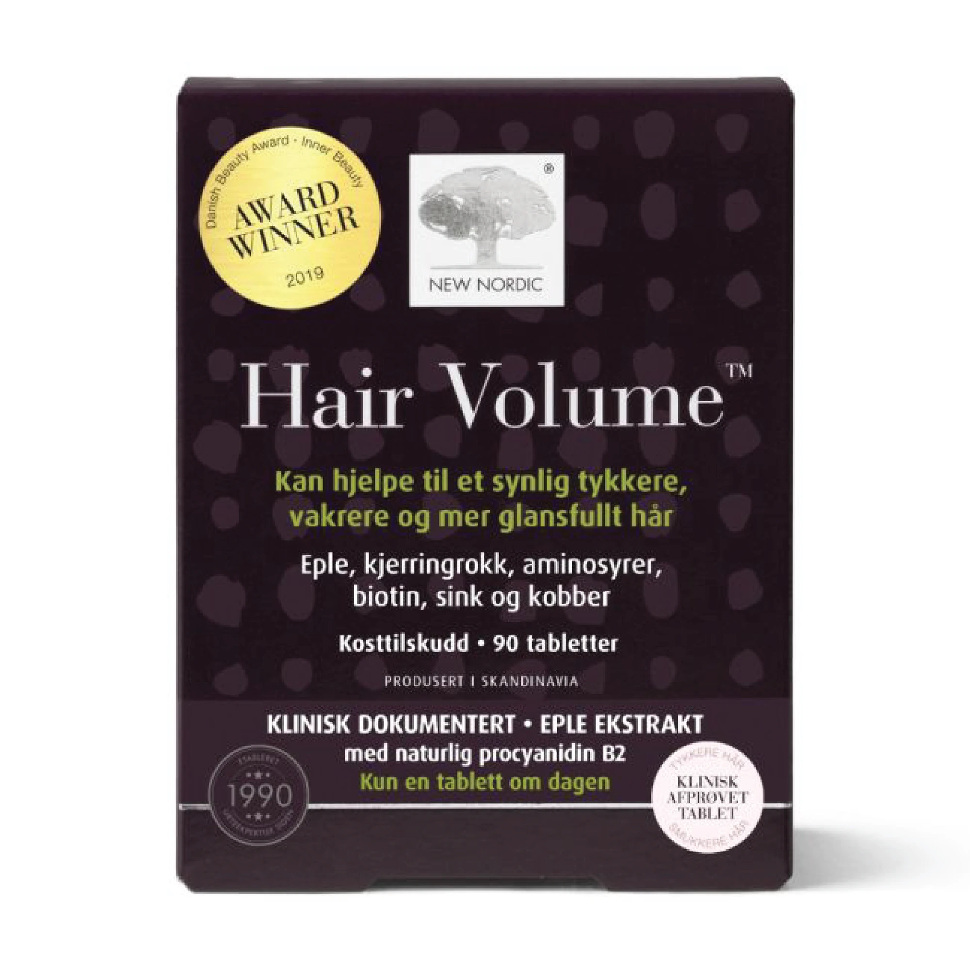 New nordic hair volume tab