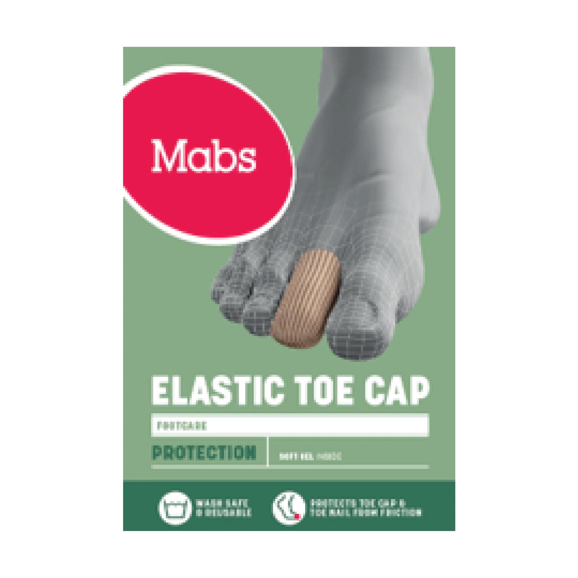 Mabs elastisk tåhette 1 stk