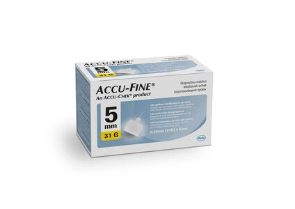 Accu-Fine pennekanyle 31G 5 mm 100 stk