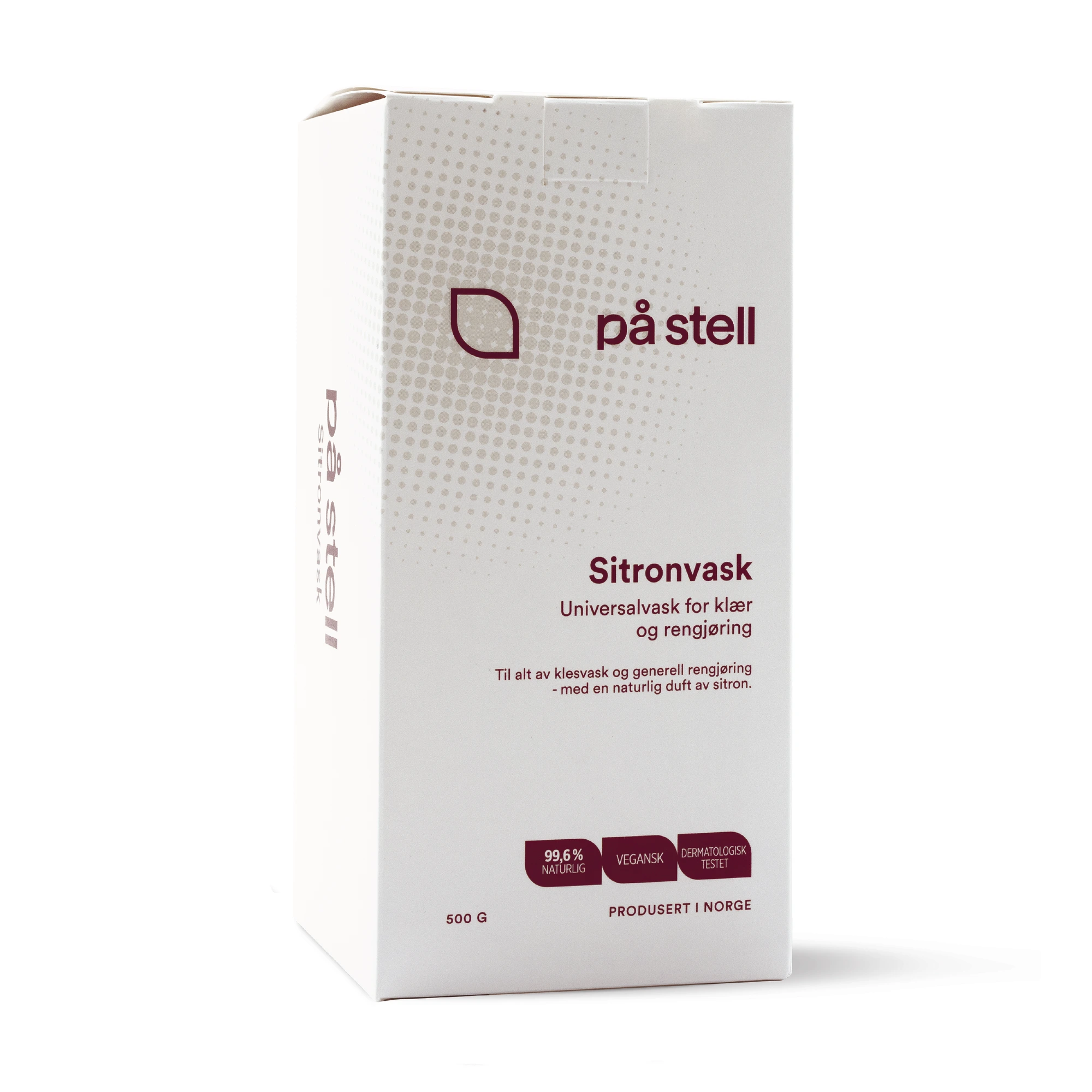 På Stell Sitronvask universalvask for klær og rengjøring 500 g