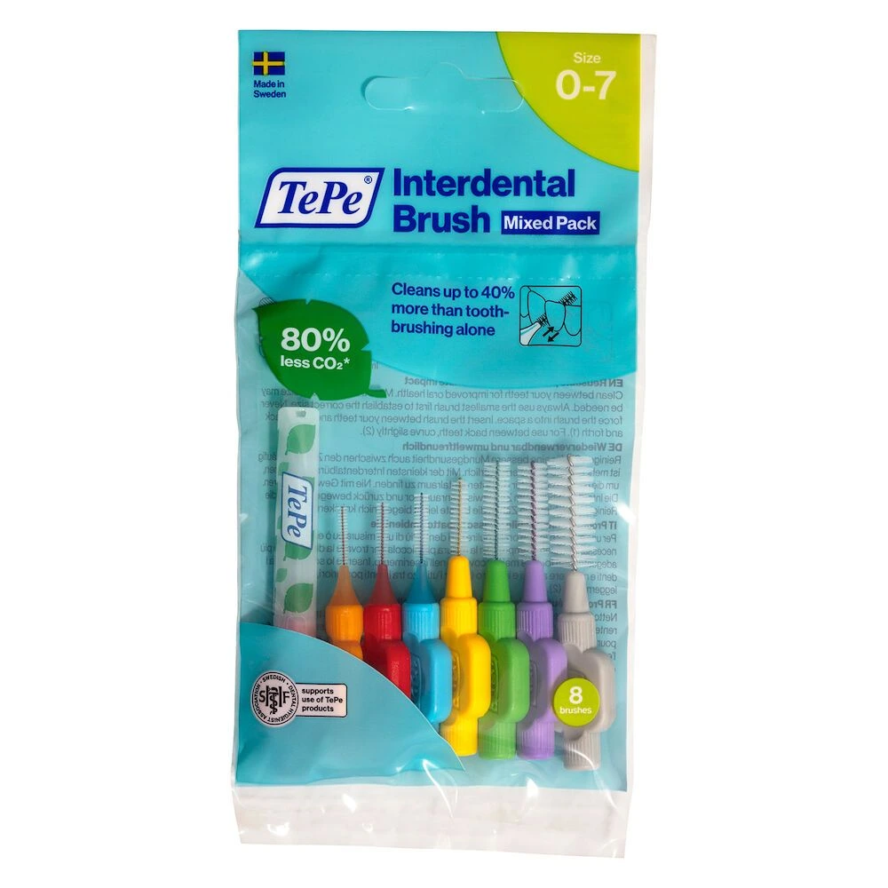 TePe mellomromsbørste mixed pack 8 stk