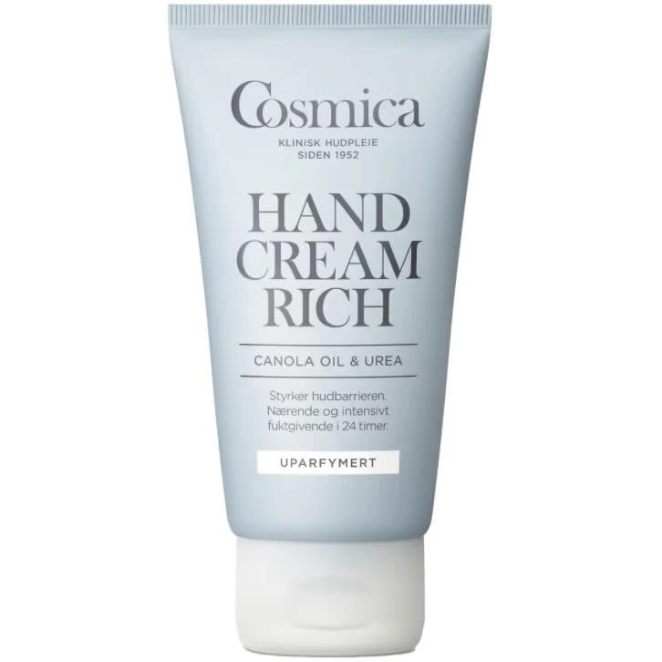 Cosmica Hand Cream Rich håndkrem uten parfyme 75 ml