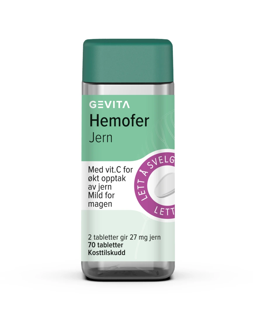 Gevita Hemofer Jern 70 tabletter