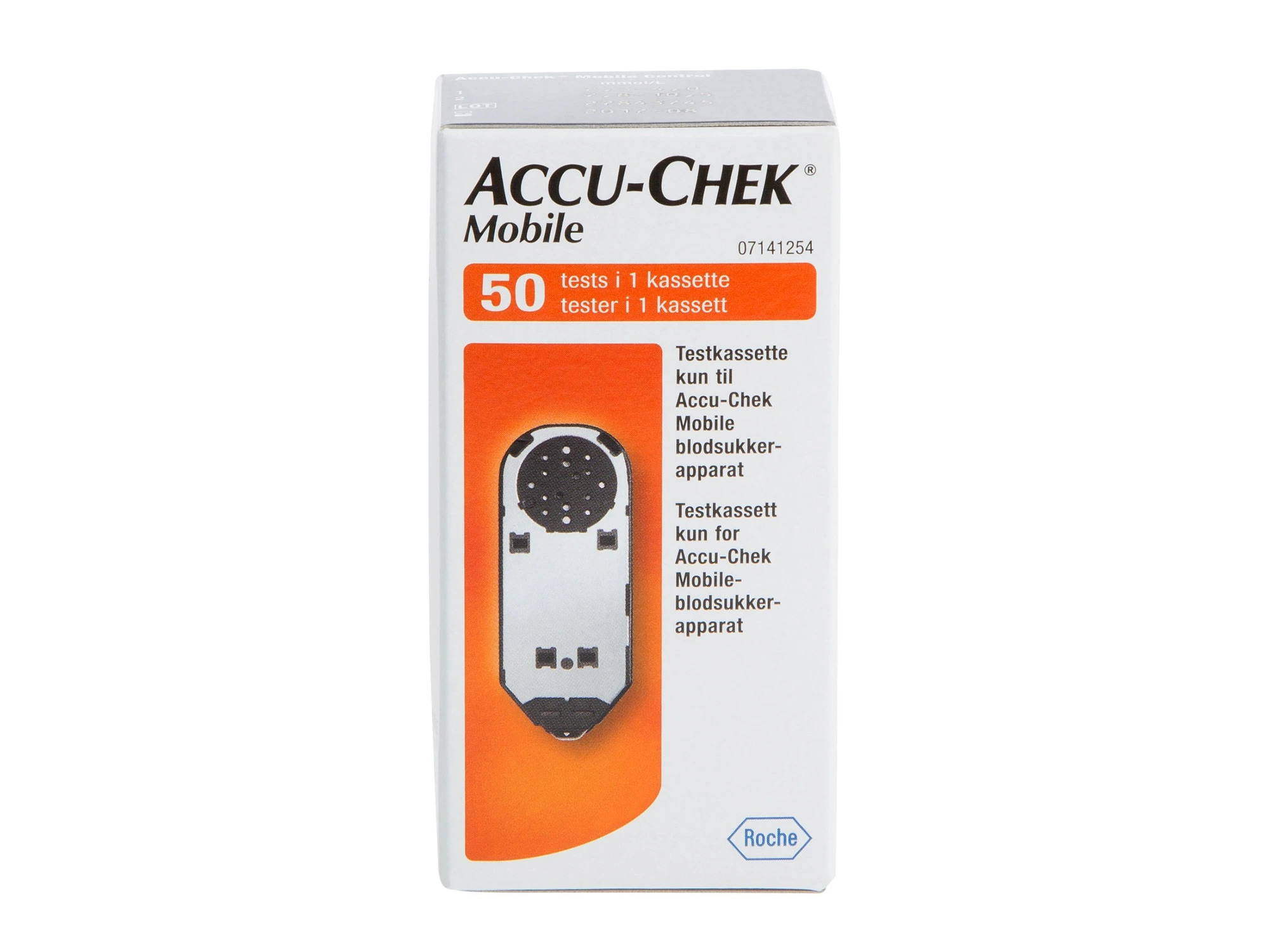 Accu-Chek Mobile testkassett 50 tester 1 stk