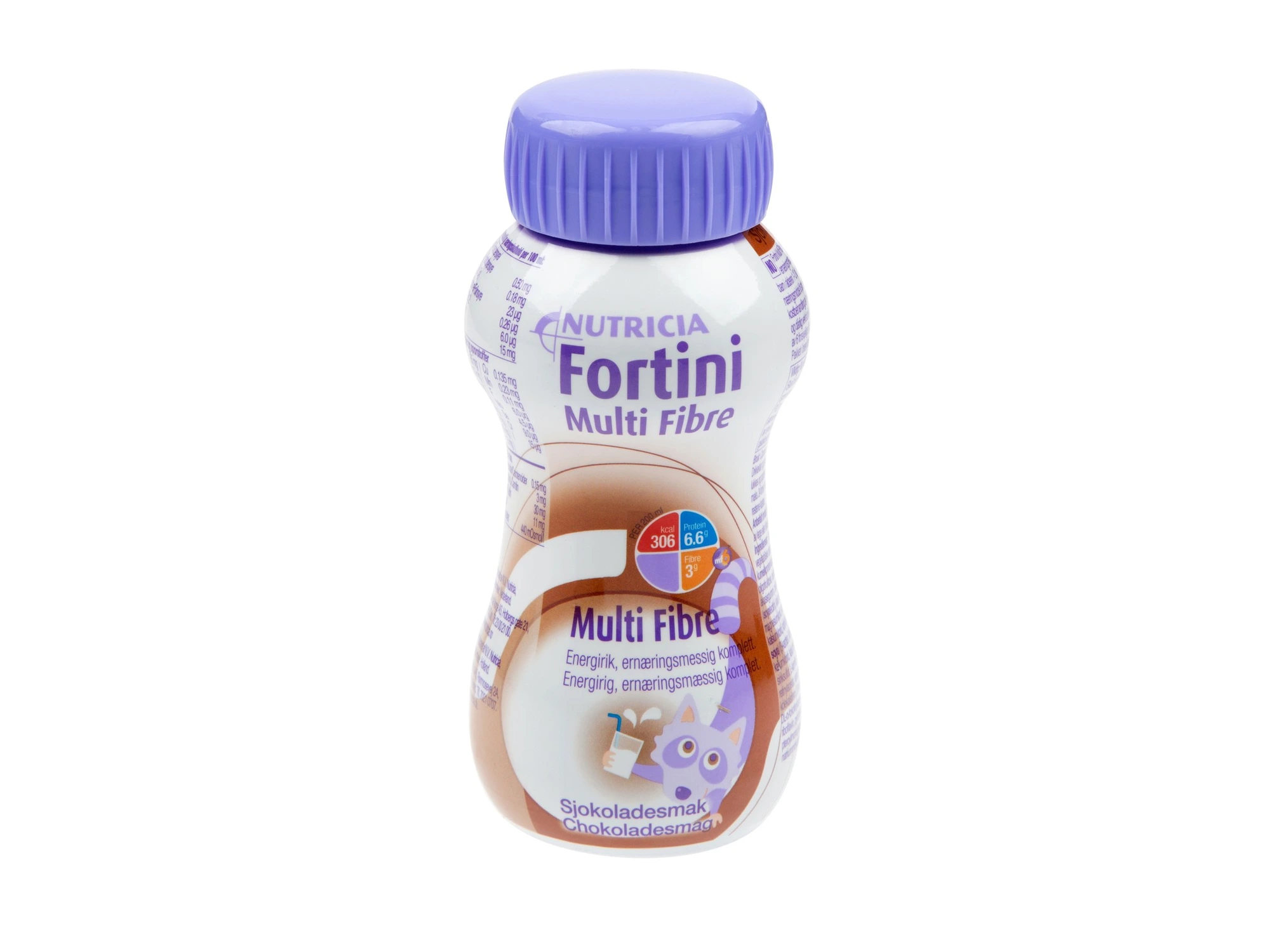Fortini Multi Fibre næringsdrikk sjokolade 200 ml