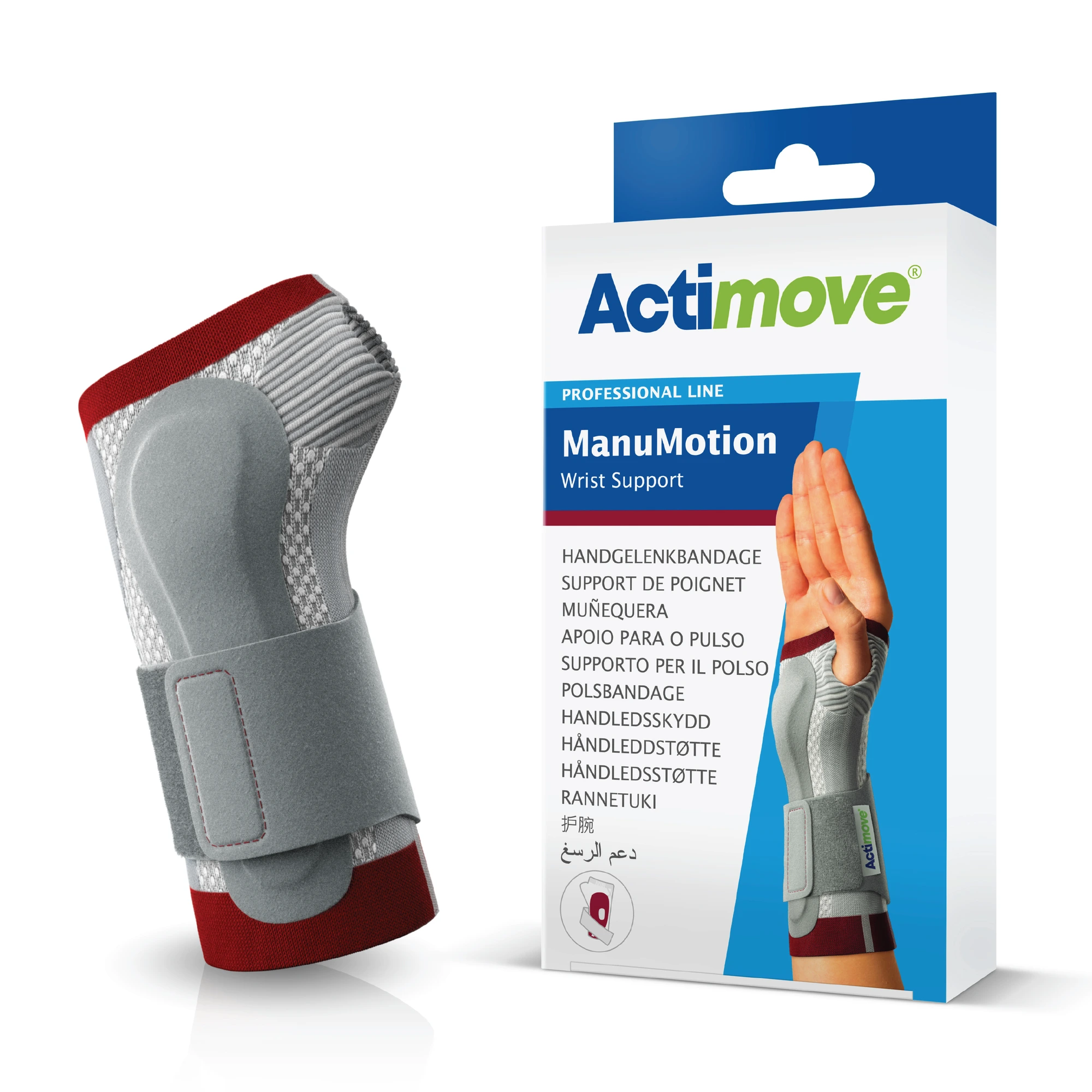 Actimove ManuMotion håndleddstøtte venstre S 1 stk