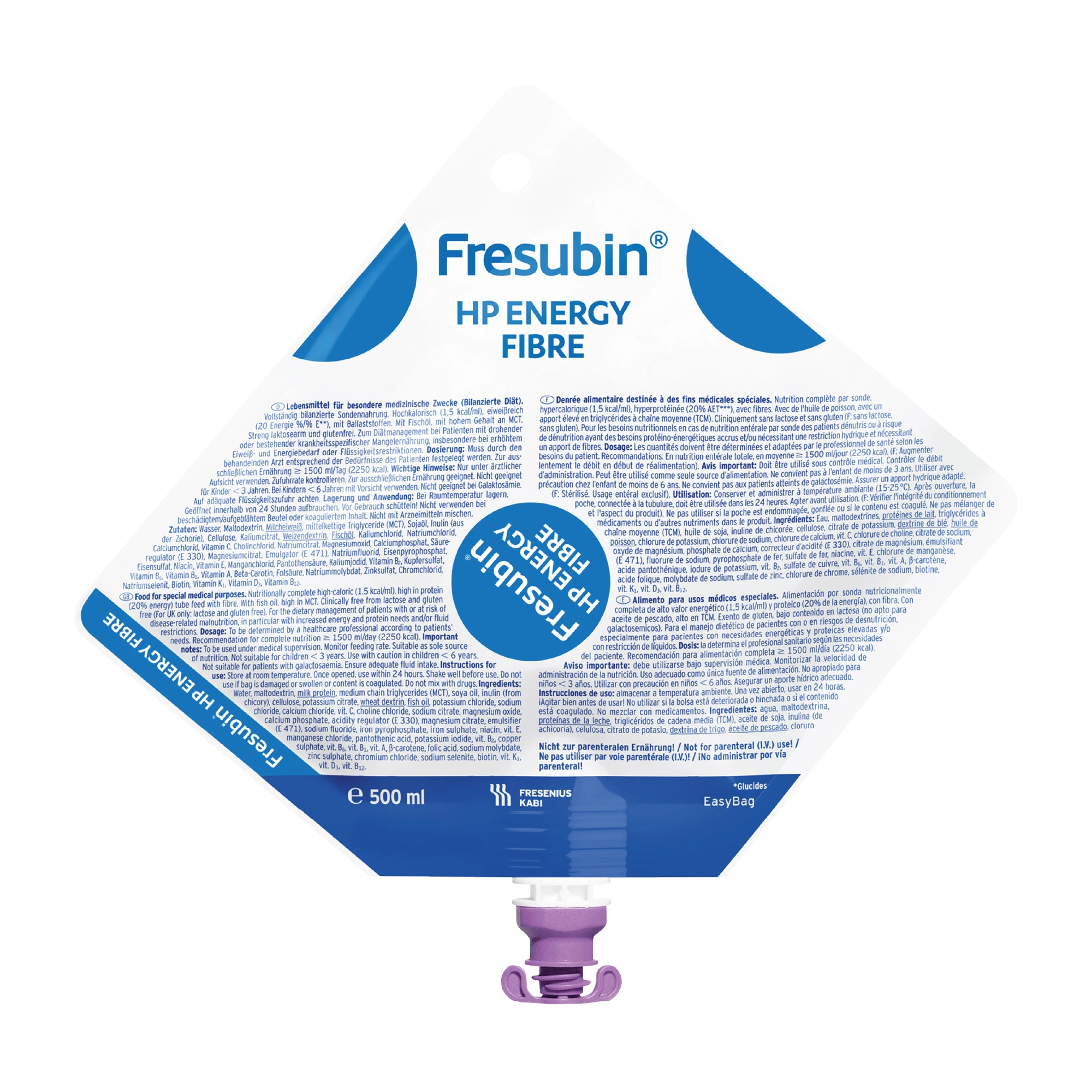 Fresubin HP Energy Fibre sondeløsning 15x500 ml