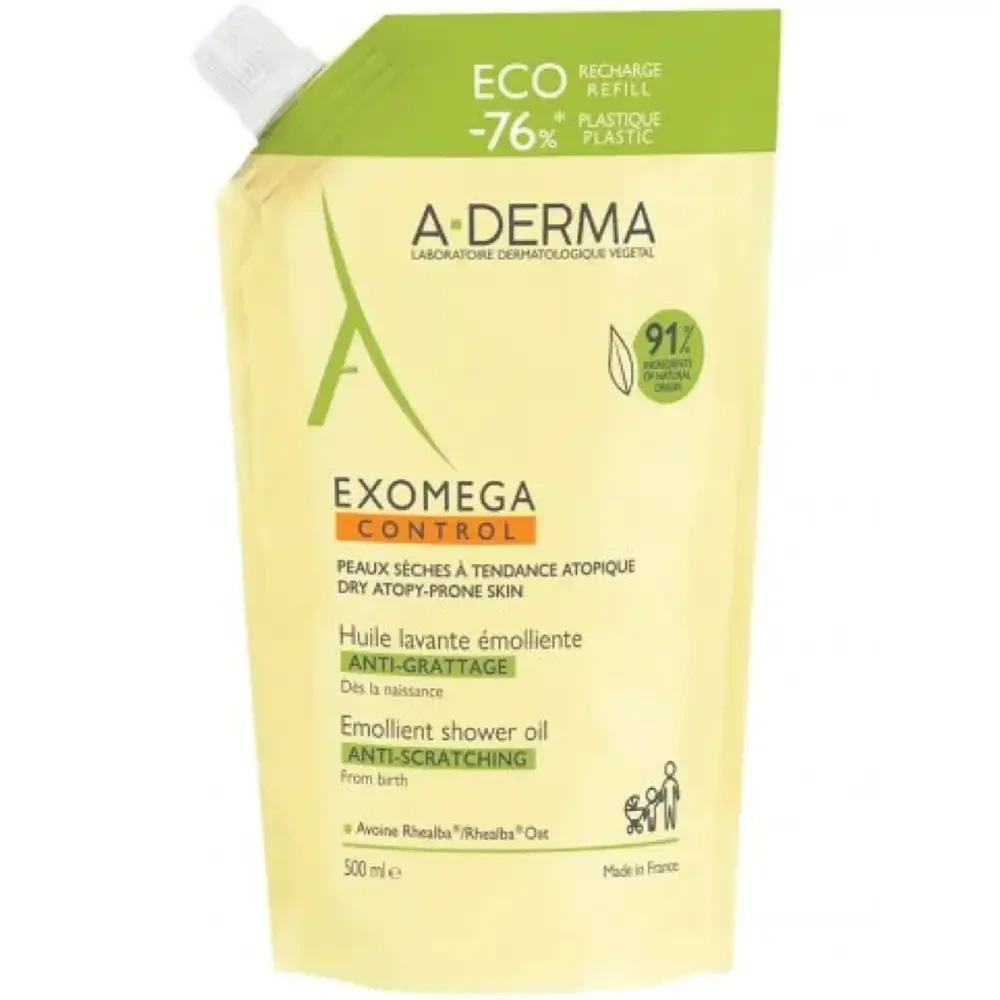 A-Derma Exomega Control dusjolje refill 500 ml