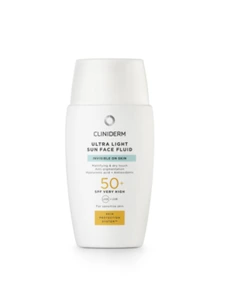 Cliniderm Sun Ultra Light Face Fluid solkrem SPF50+ 40 ml