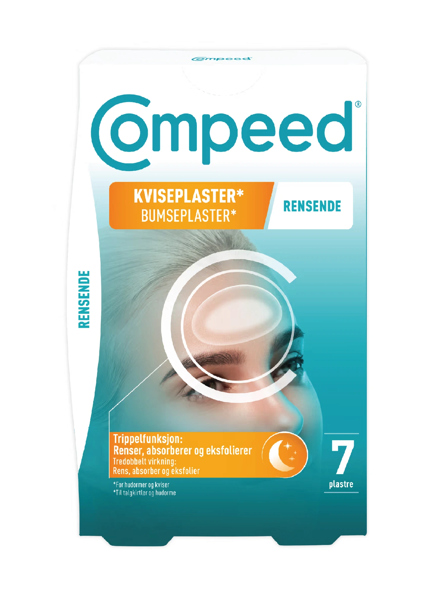 Compeed Cleansing rensende kviseplaster 7 stk