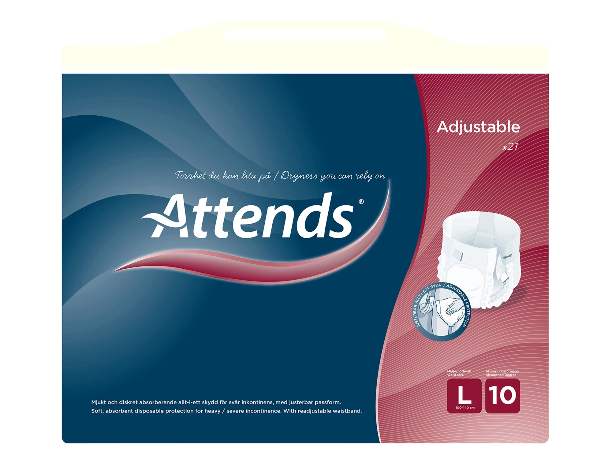 Attends Adjustable 10 L teipbleier 21 stk