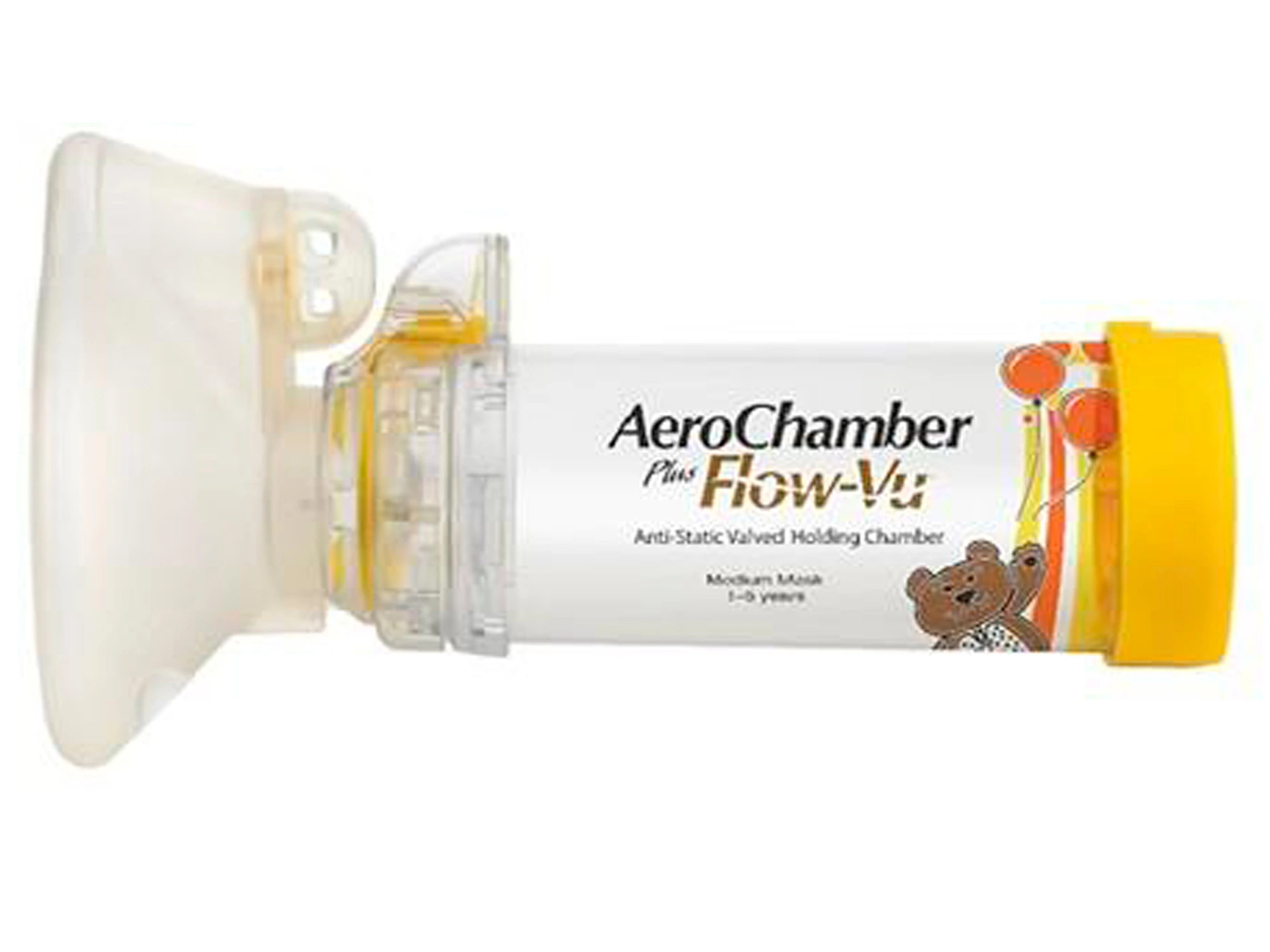 AeroChamber PlusFlow-Vu med maske barn 1-5 år 1 stk