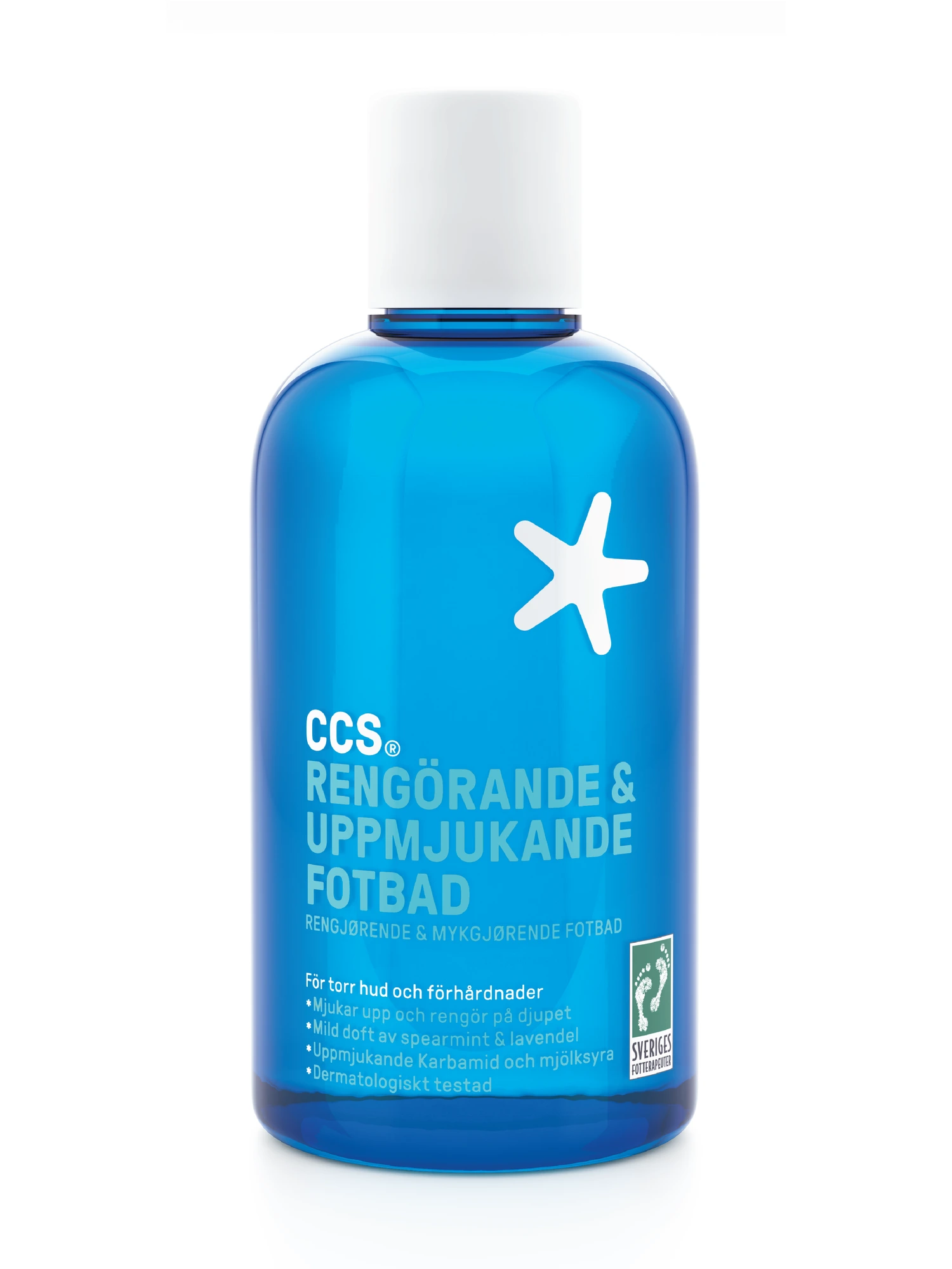 CCS rengjørende og mykgjørende fotbad 250 ml