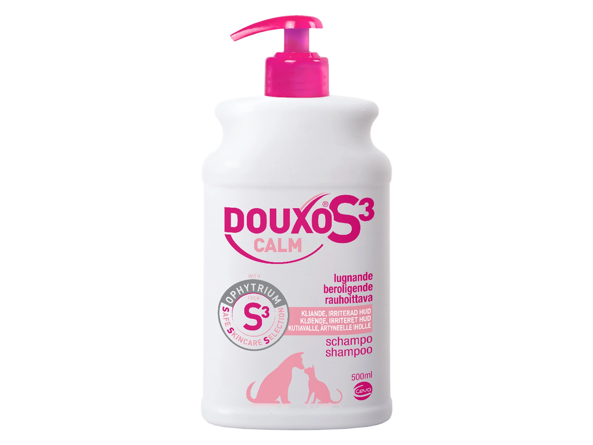 Douxo S3 Calm sjampo til hund, hest og katt 500 ml