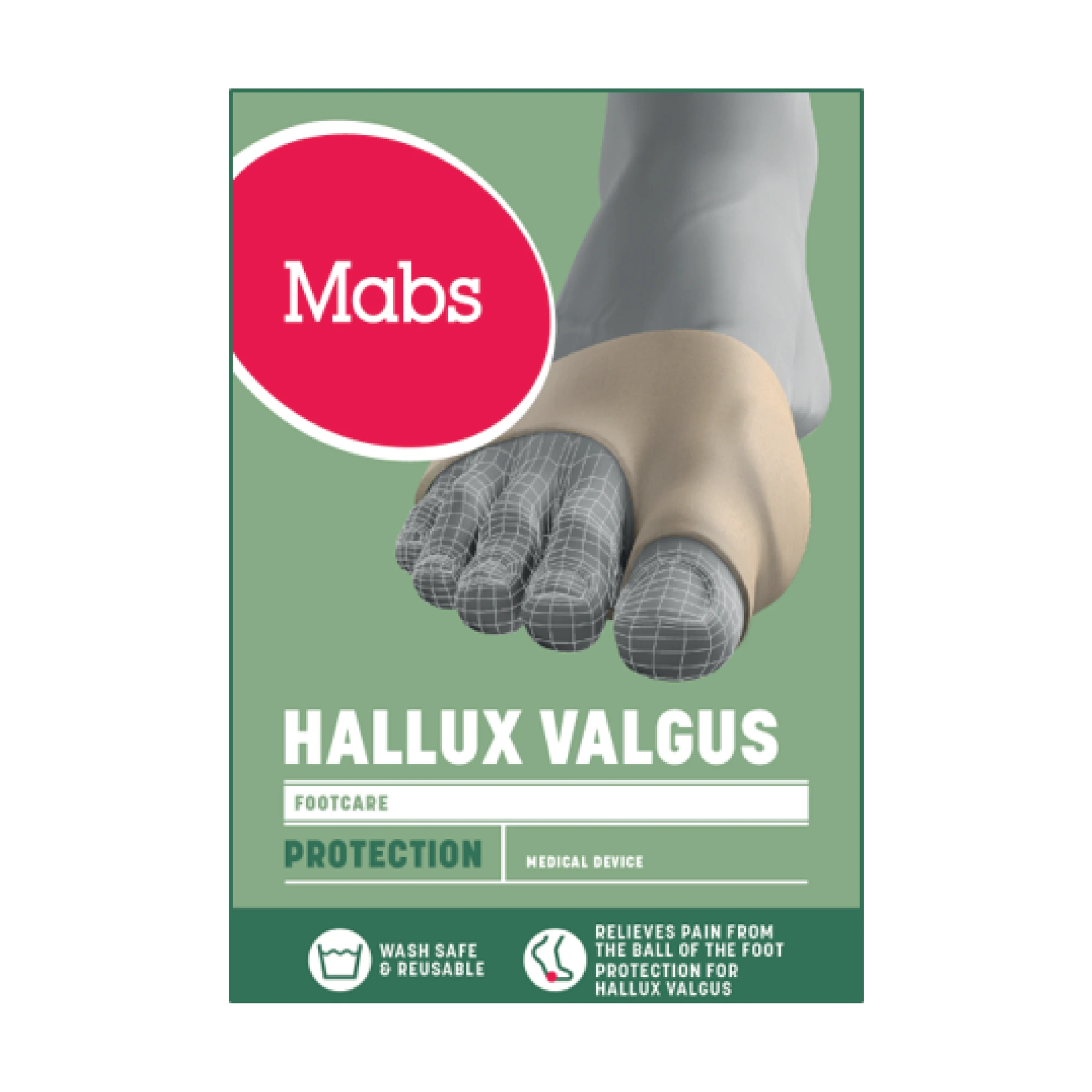 Mabs beskyttelse ved hallux valgus 1 stk