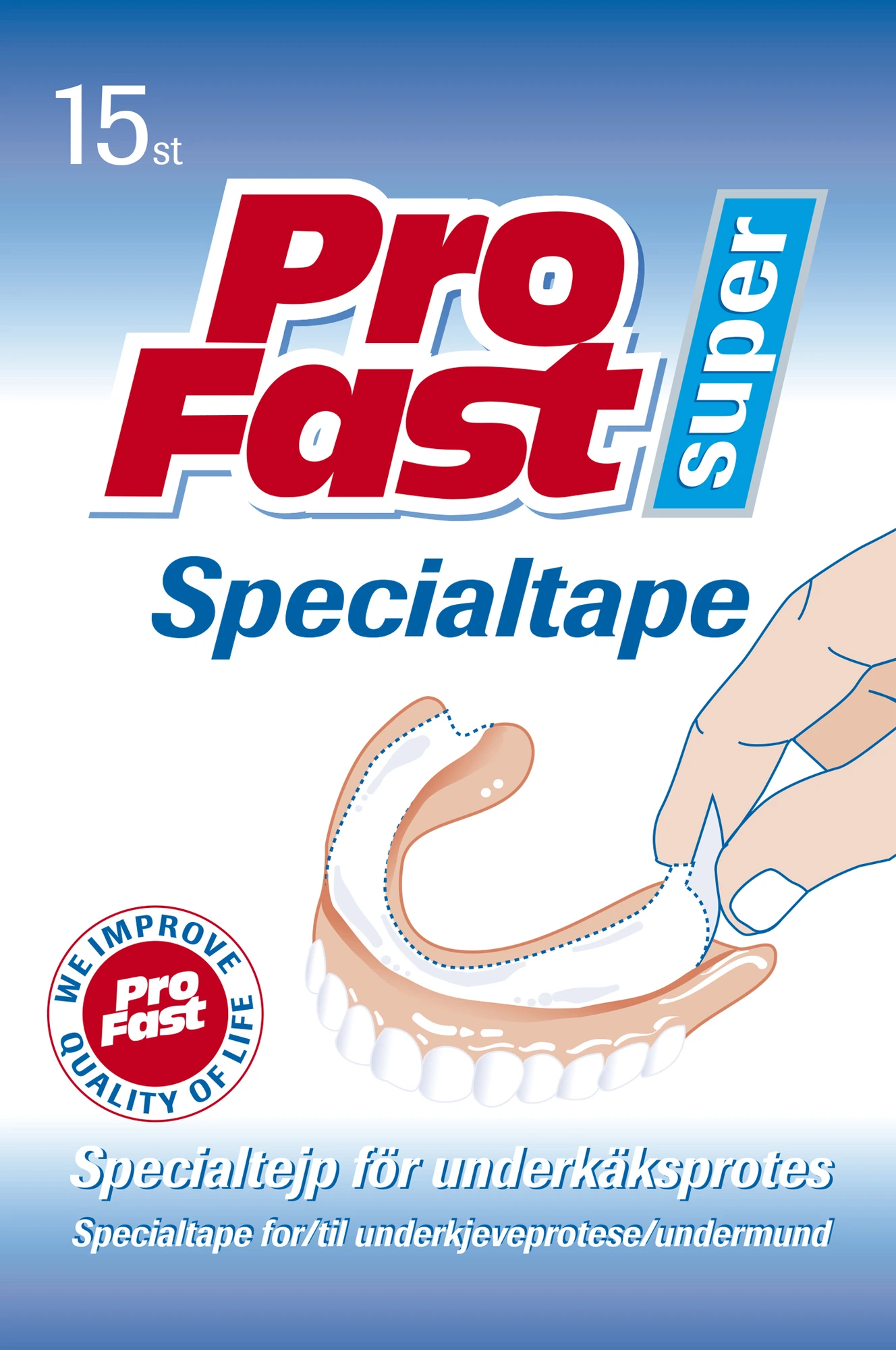 ProFast Super spesialtape festemiddel, 15 stk.