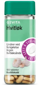 Gevita hvitløk tab 210 mg