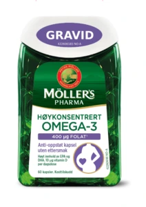 Møllers pharma høykons omega-3 gravid kaps