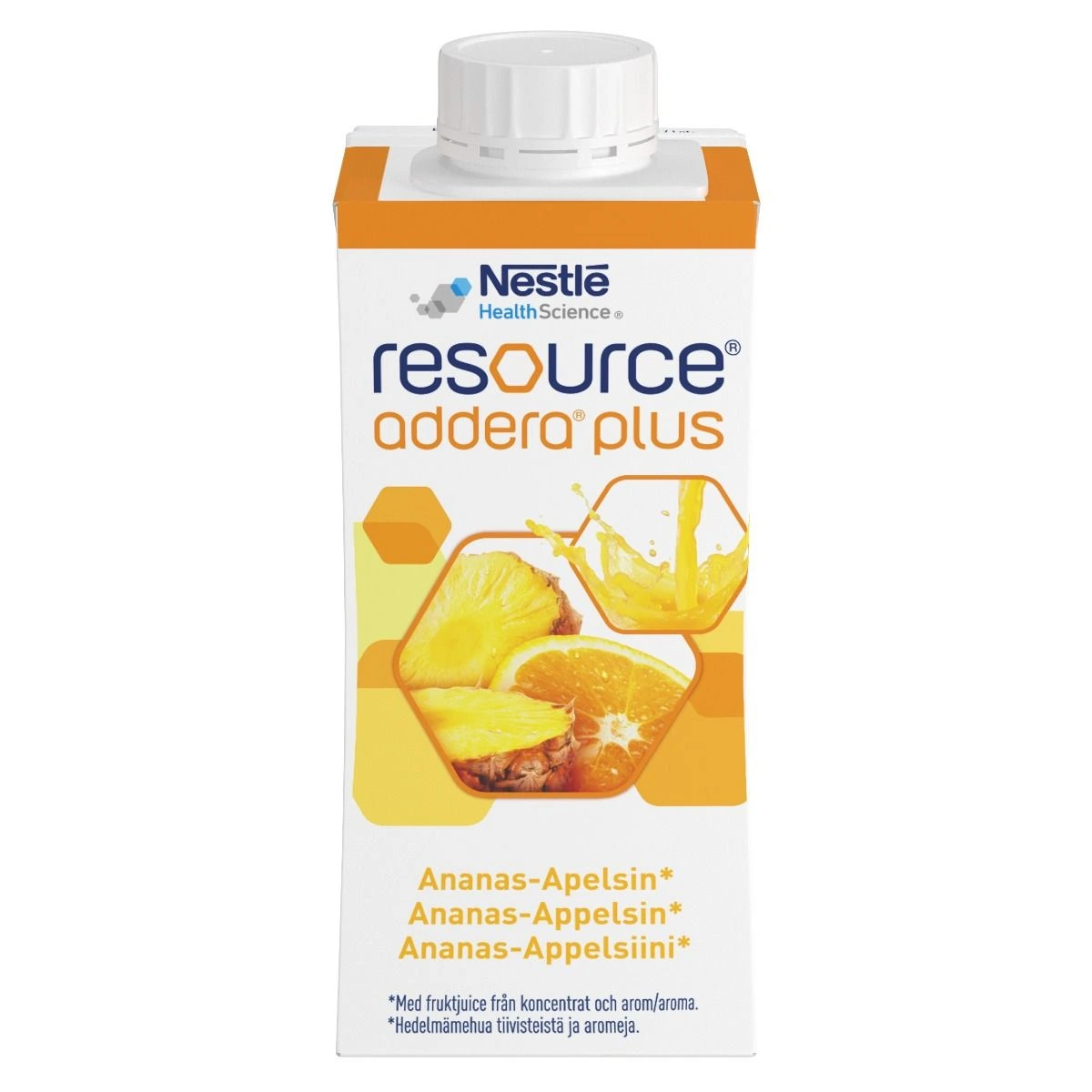 Resource Addera Plus næringsdrikk ananas/appelsin 200 ml