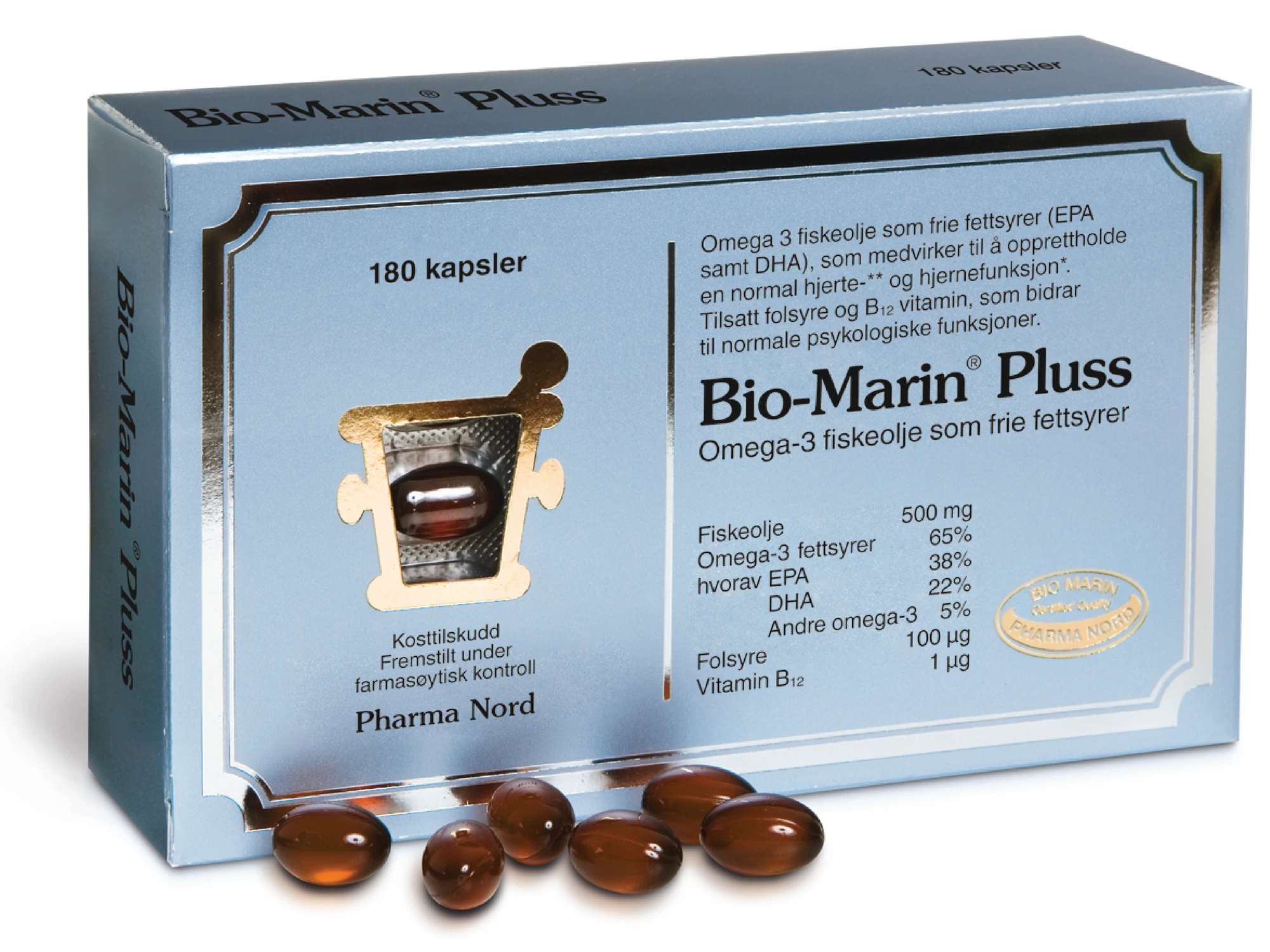 Bio-marin pluss kaps 1 mikrog/100 mikrog/325 mg