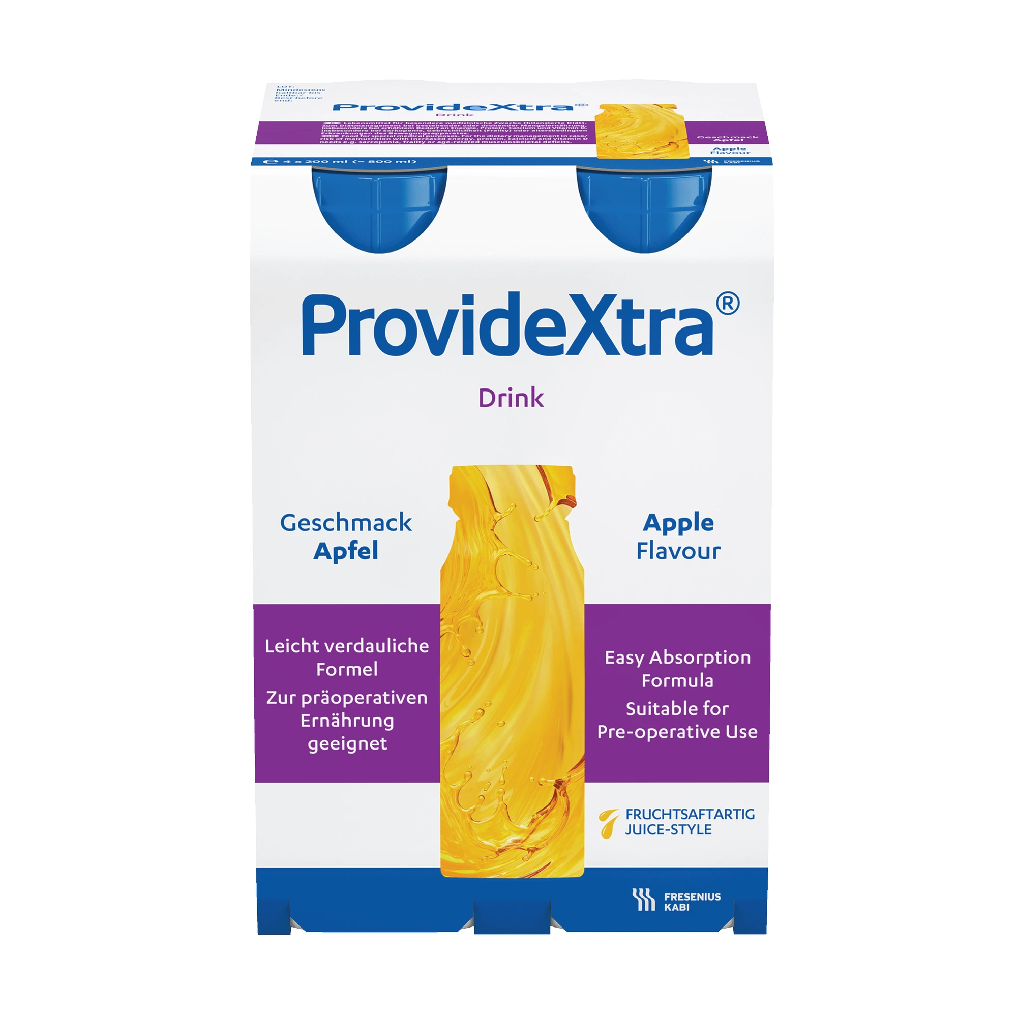 ProvideXtra Drink næringsdrikk eple 4x200 ml