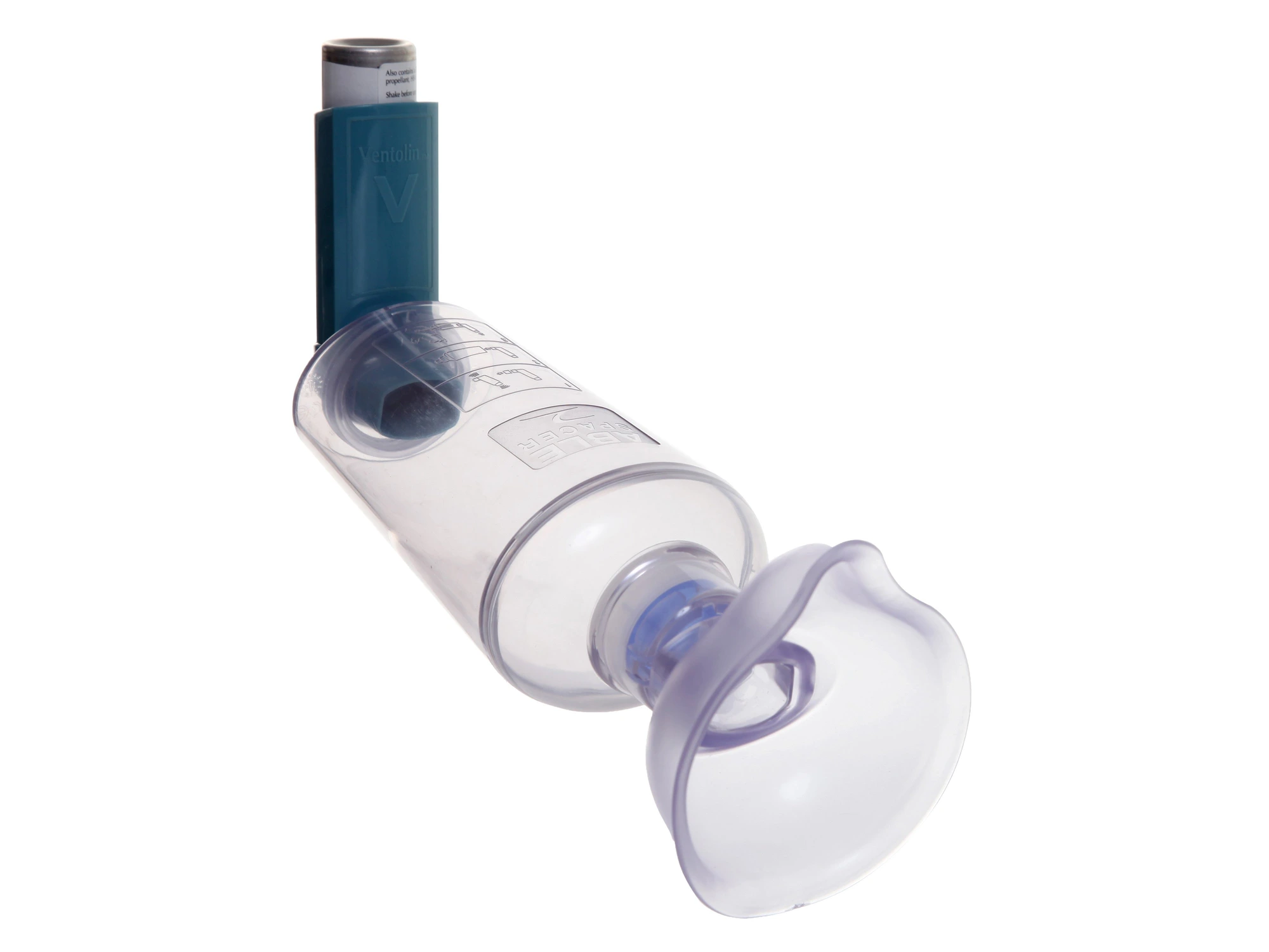 Ablespacer inhalasjonskammer med maske str S 1 stk