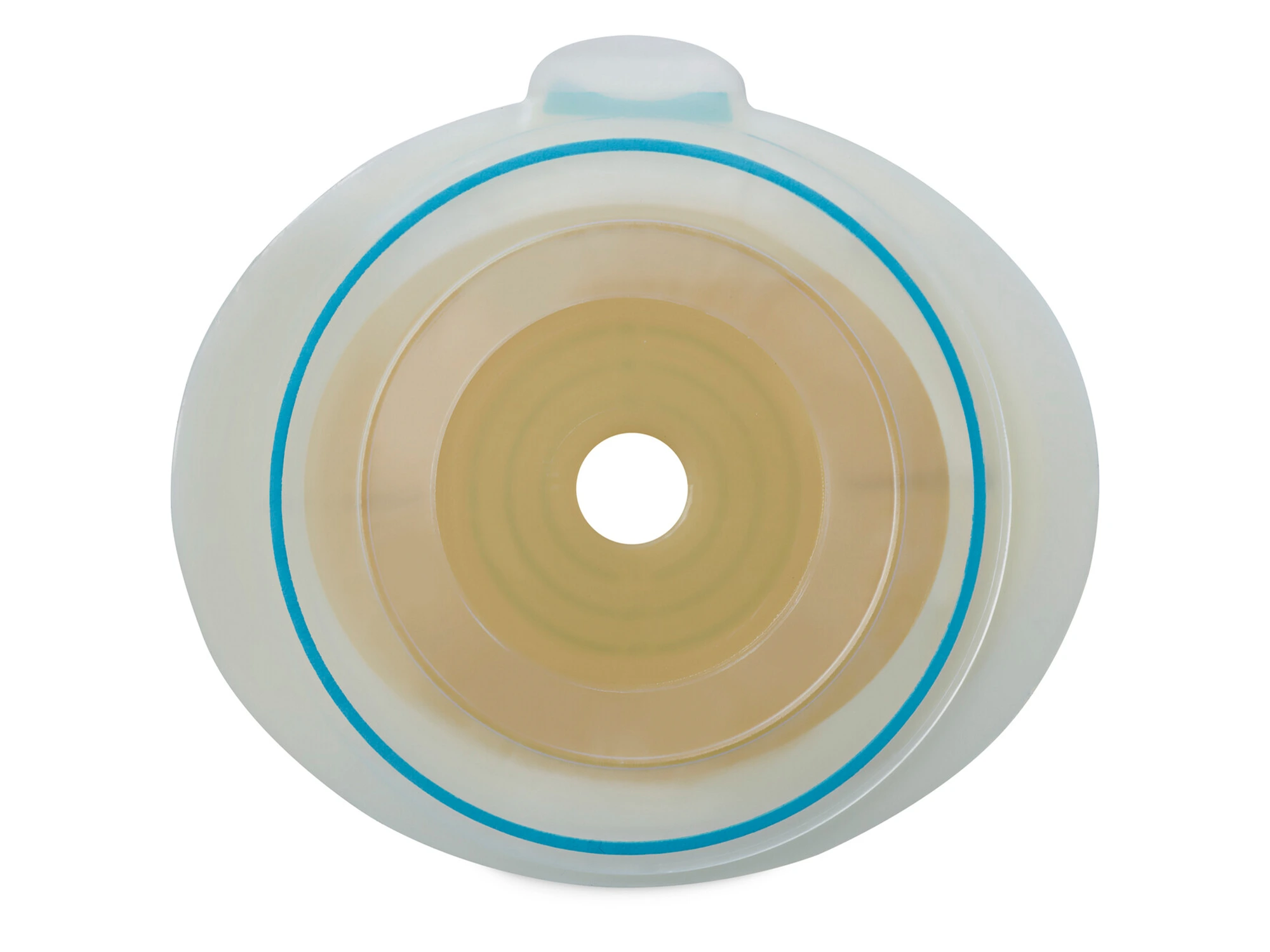 Coloplast SenSura Mio Flex Elastisk hudplate, 105660, Kleberkobling 50mm, hullstørrelse 28-48 mm, u/belteører, 10 stk.