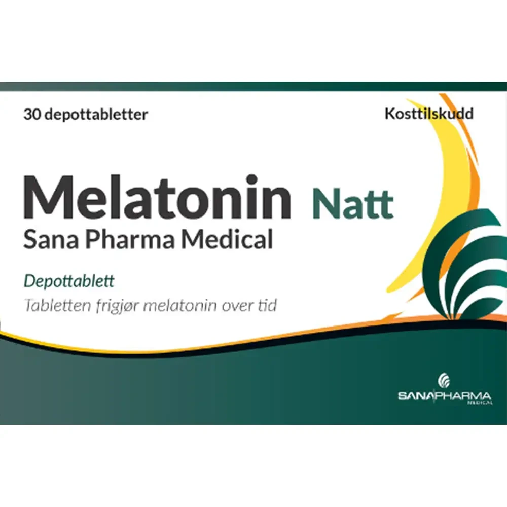 Sana pharma melatonin natt depottab 1 mg