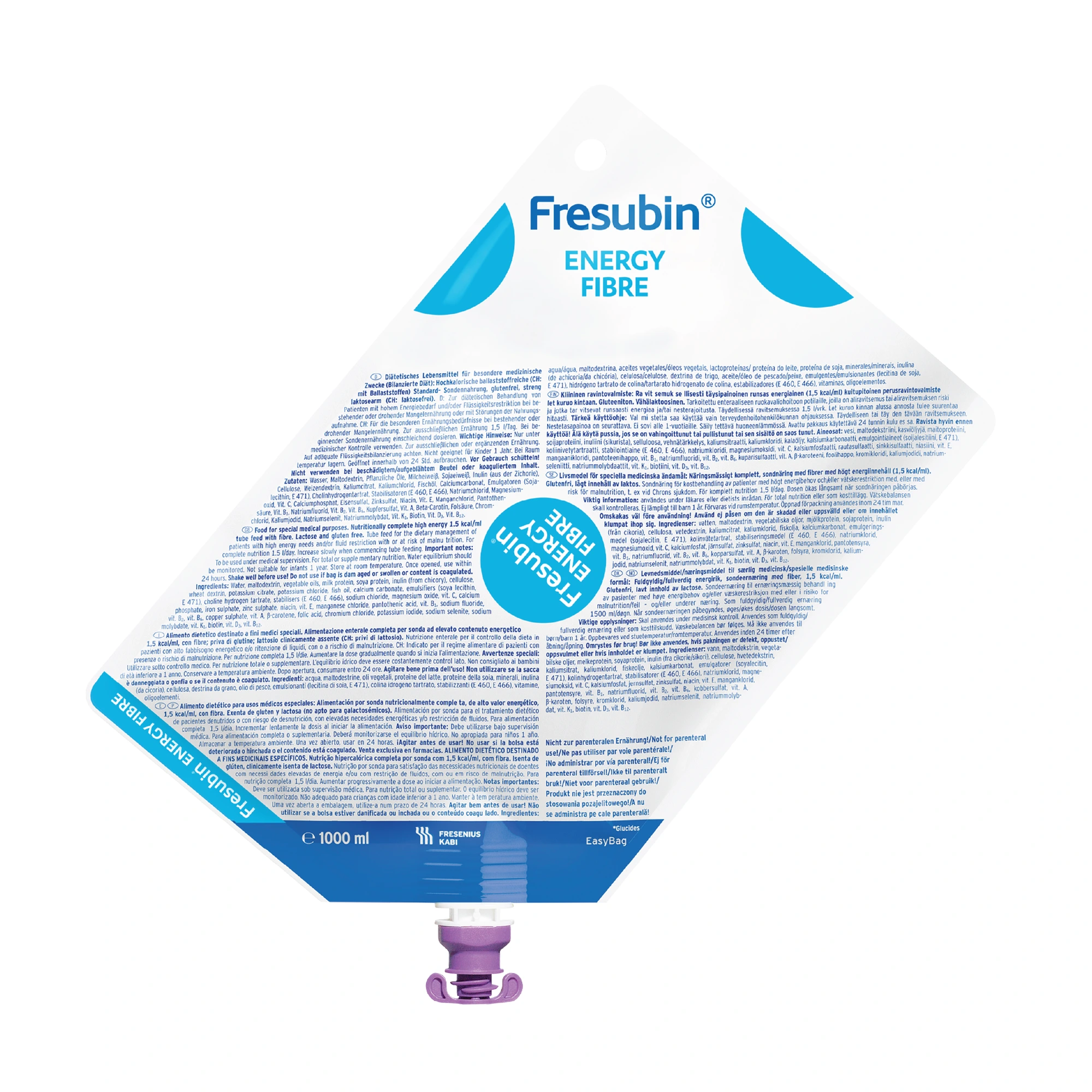 Fresubin Energy Fibre sondeløsning 8x1000 ml