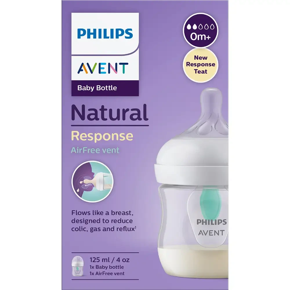 Philips Avent Natural Response AirFree tåteflaske 125 ml 1 stk