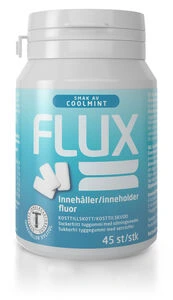 Flux Coolmint tyggegummi i boks 45 stk