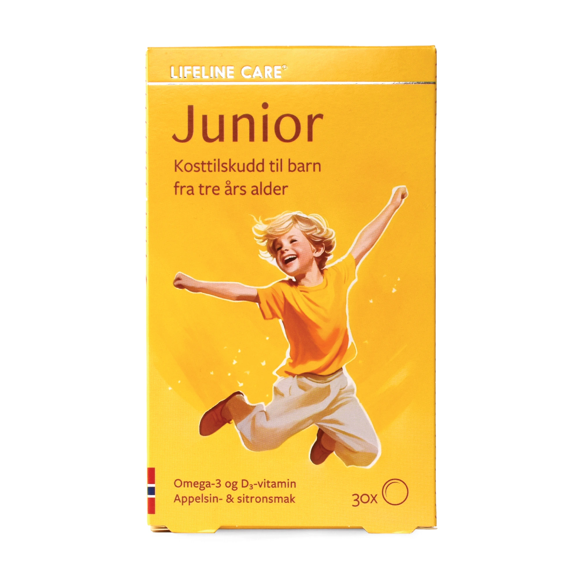 Lifeline care junior gelepute med sitron/appelsinsmak