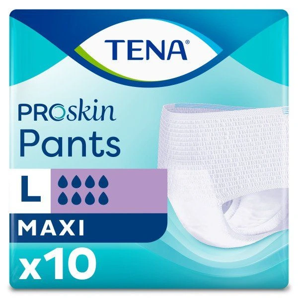 TENA Pants Maxi L buksebleier 10 stk