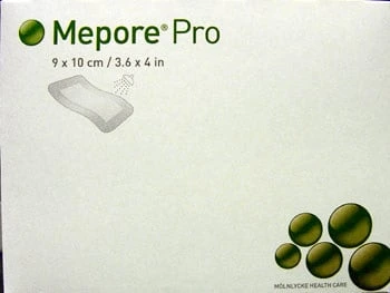 Mepore Pro dusjtett bandasje 9x10cm 5 stk