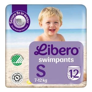 Libero Swimpants badebleier S (7-12 kg) 12 stk