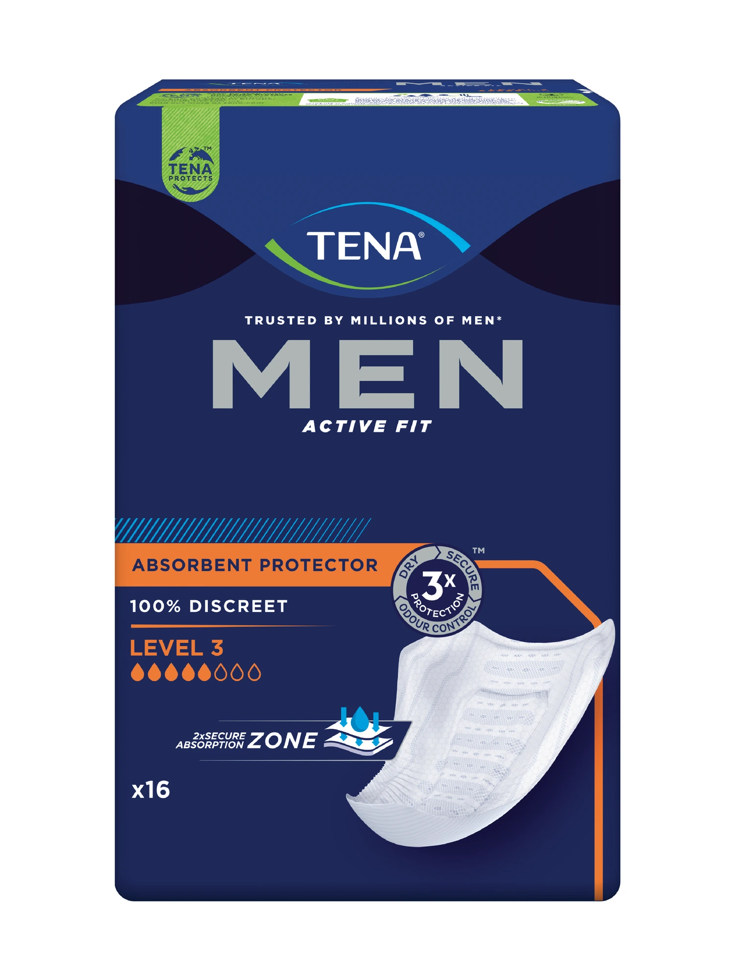 TENA Men Level 3 innlegg 16 stk