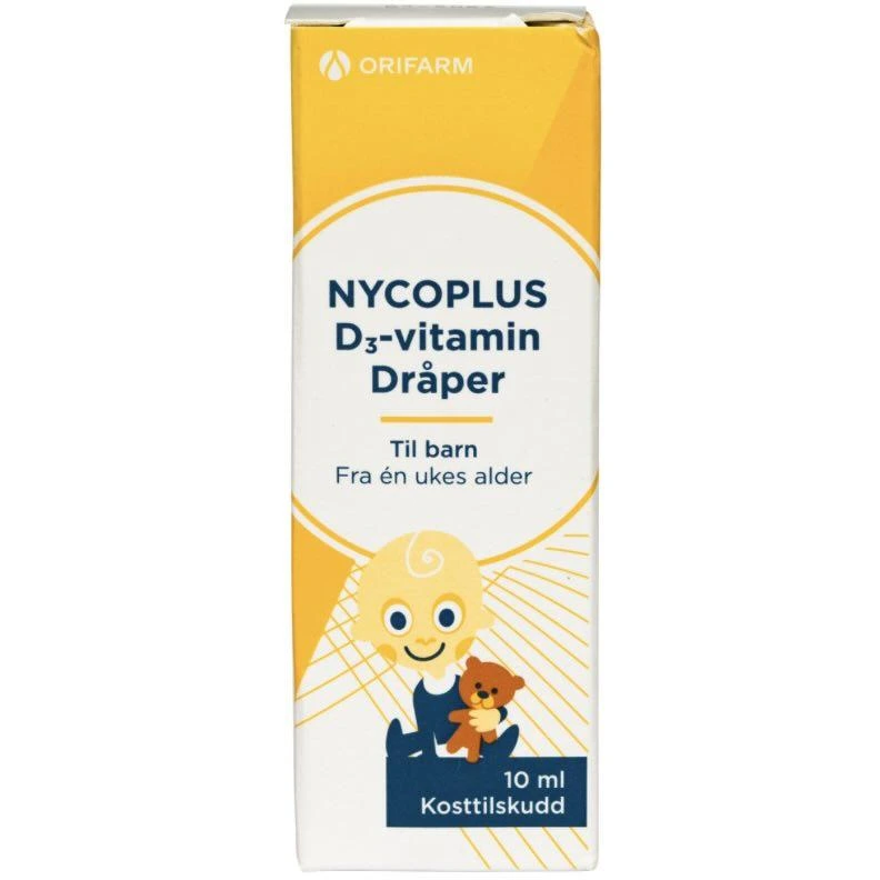 Nycoplus D3-vitamin dråper 2 mikrog/dråpe