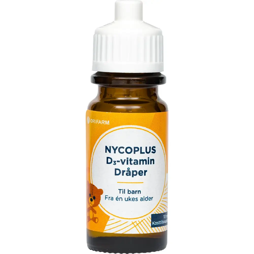Nycoplus D3-vitamin dråper 2 mikrog/dråpe