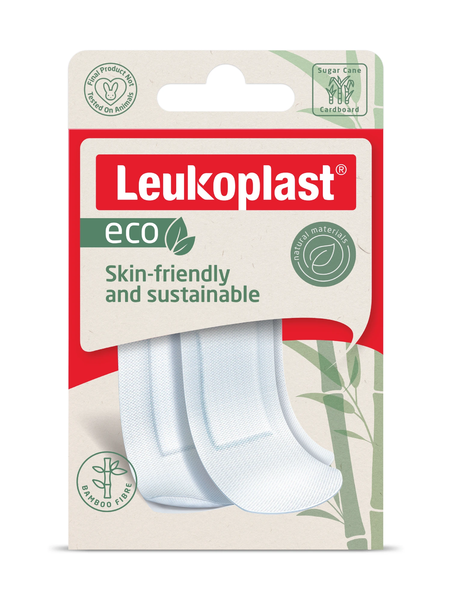 Leukoplast Eco plaster i 2 størrelser 20 stk
