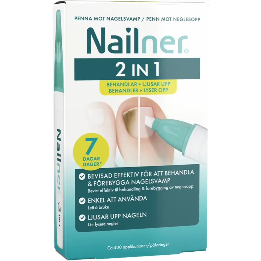 Nailner 2-i-1 Penn Mot Neglesopp, 1 stk.
