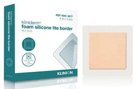 Kliniderm Foa sil lit bor10x10, 5 stk.