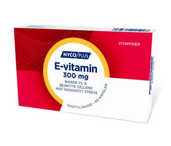 Nycoplus E-vitamin kaps 300 mg