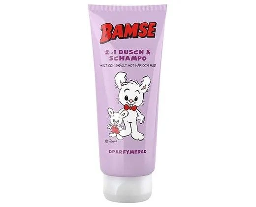 Bamse 2-i-1 dusj og sjampo uten parfyme 200 ml