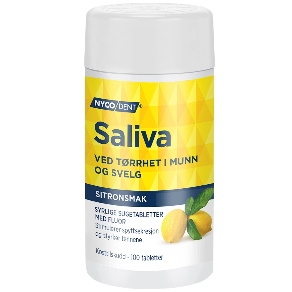 Nycodent saliva sugetab med sitronsmak 0,05 mg