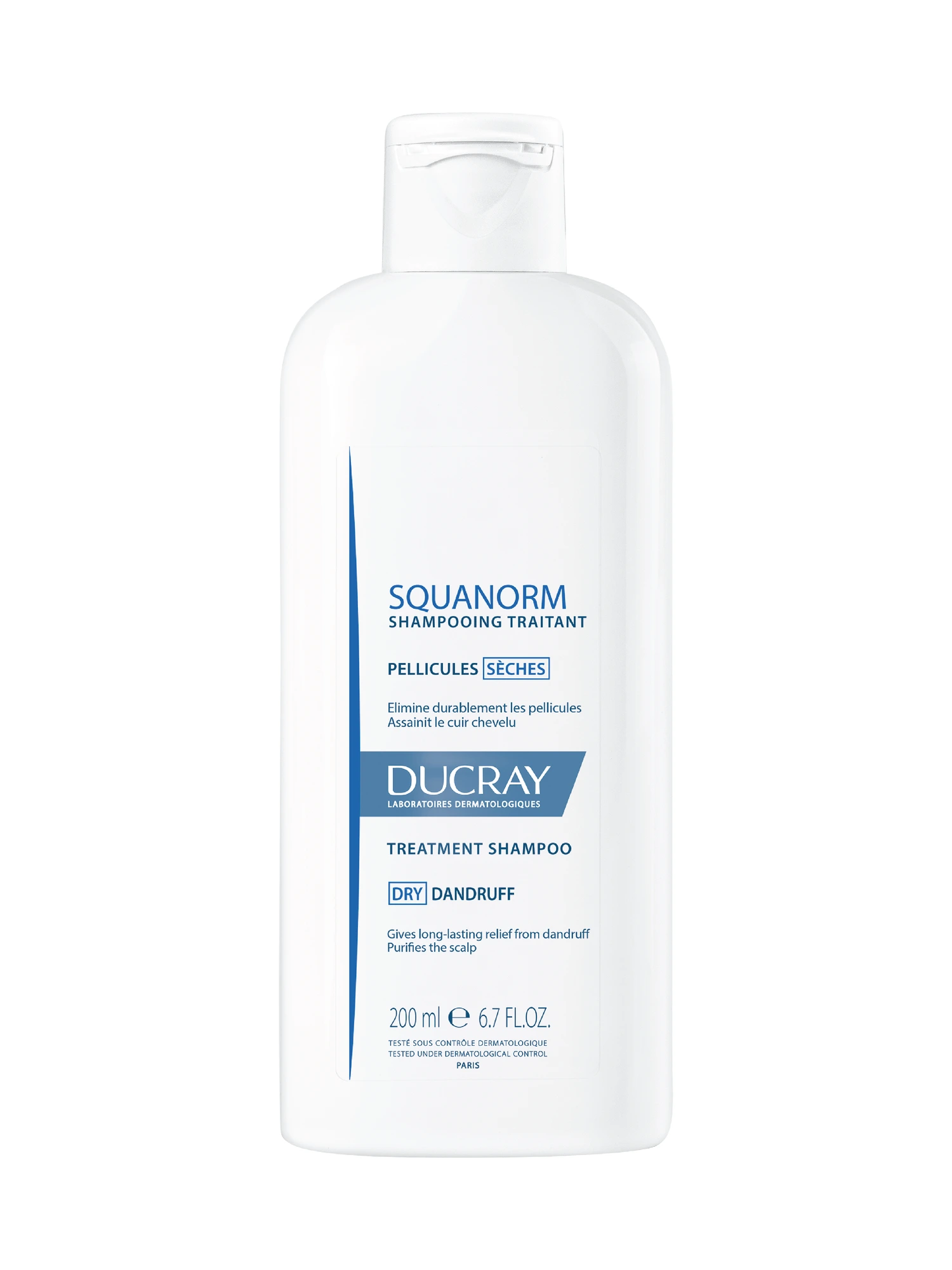 Ducray Squanorm sjampo til flass og tørr hodebunn 200 ml