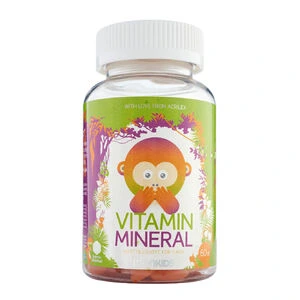 Monkids Vitamin Mineral Ananas 60 stk