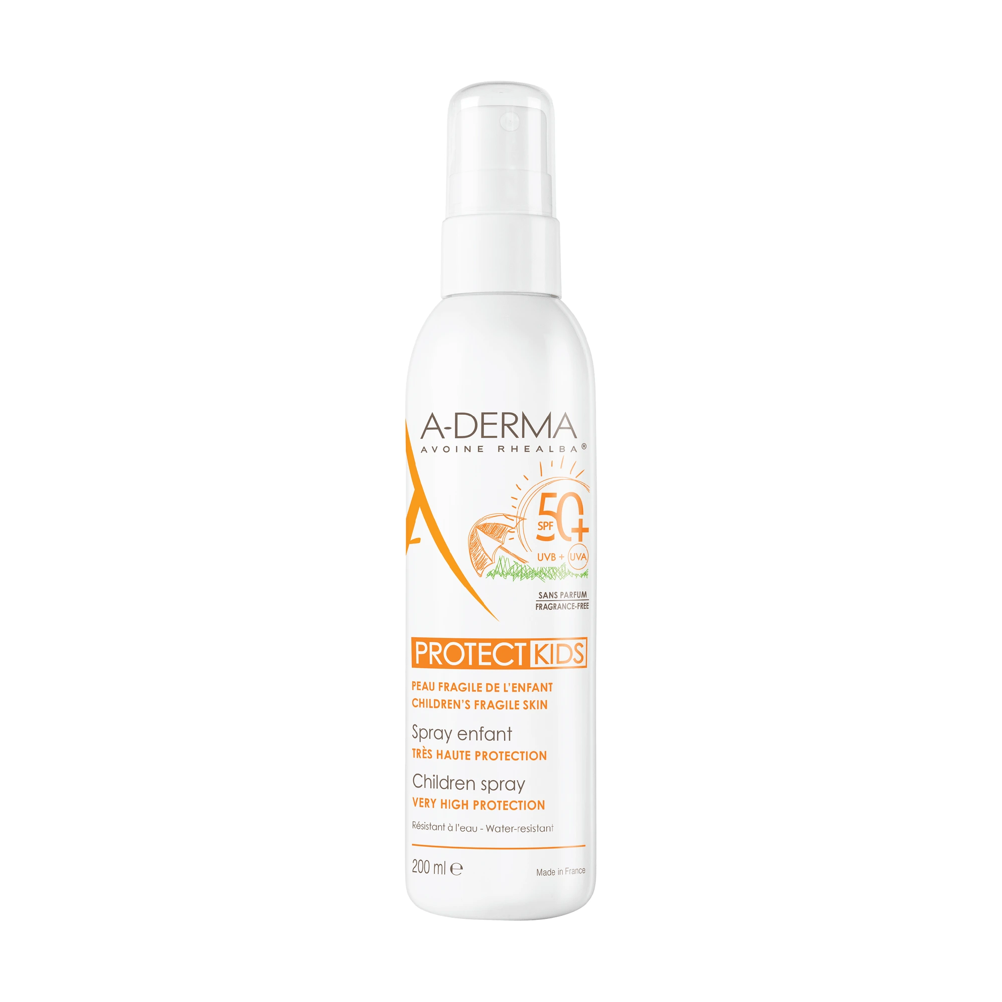 A-Derma Protect Kids solspray SPF50+ 200 ml