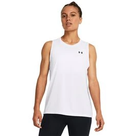 Tech Tank Solid, White, S