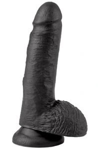 Cock with Balls 18cm - Black
