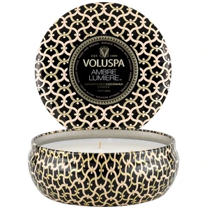 Voluspa 3-Wick Tin Candle Ambre Lumiere - 340 g